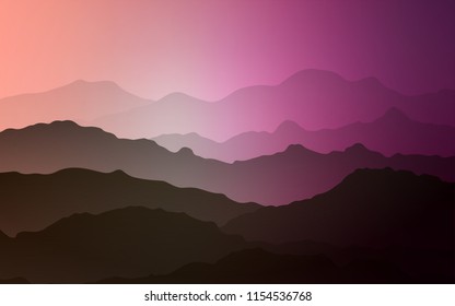 Light Pink vector template with abstract circles. Glitter abstract illustration with wry lines. Pattern for your business design.