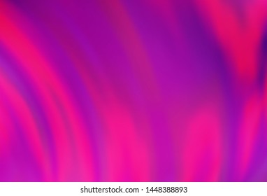 Light Pink vector template with abstract lines. Colorful abstract illustration with gradient lines. The best blurred design for your business.