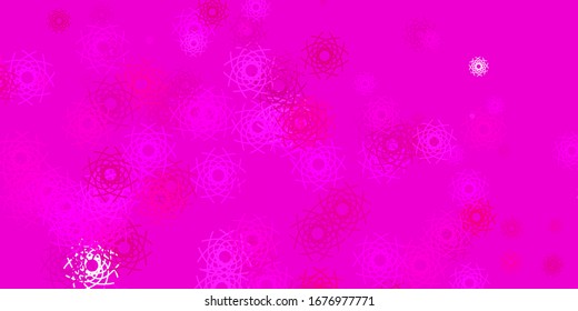 Light Pink vector template with abstract forms. Illustration with colorful shapes in abstract style. Modern design for your ads.