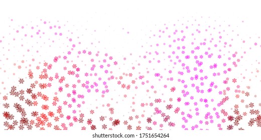 Light pink vector template with abstract forms. Colorful abstract forms with gradient in simple style. Modern design for your ads.