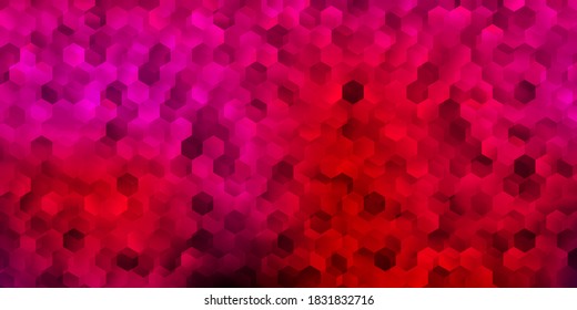 Light pink vector template with abstract forms. Colorful abstract forms with gradient in simple style. Background for cell phones.