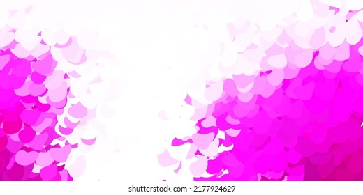 Light pink vector template with abstract forms. Illustration with colorful shapes in abstract style. Simple illustration for your web site.