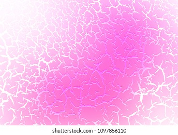 Light Pink vector template with bent ribbons. An elegant bright illustration with gradient. Brand new design for your ads, poster, banner.