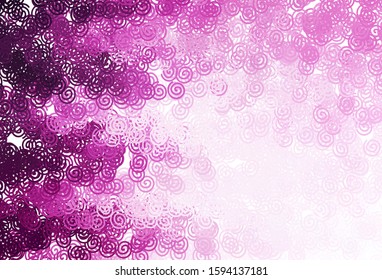 Light Pink vector template with bent lines. A sample with colorful lines, shapes. New composition for your brand book.