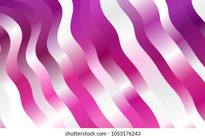 Light Pink vector template with bubble shapes. Modern gradient abstract illustration with bandy lines. New composition for your brand book.