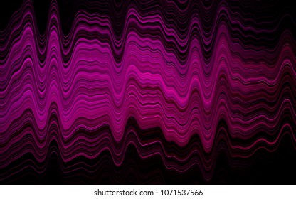 Light Pink vector template with bubble shapes. Colorful abstract illustration with gradient lines. The template for cell phone backgrounds.