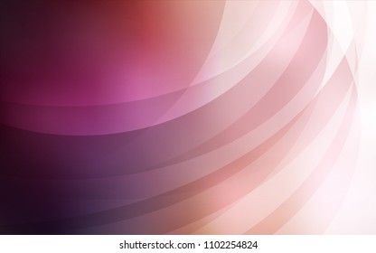 Light Pink vector template with bubble shapes. Glitter abstract illustration with wry lines. Marble style for your business design.