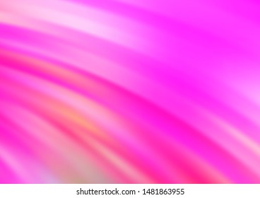 Light Pink vector template with bubble shapes. An elegant bright illustration with gradient. Pattern for your business design.