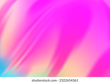 Light Pink vector template with bubble shapes. A sample with blurred bubble shapes. The elegant pattern for brand book.