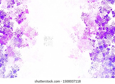 Light Pink vector template with chaotic shapes. Illustration with colorful gradient shapes in abstract style. Modern design for your business card.