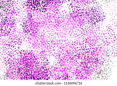 Light Pink vector template with chaotic shapes. Colorful chaotic forms with gradient in modern style. Modern design for your business card.