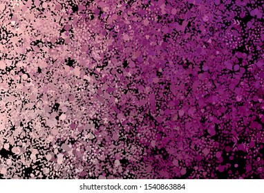 Light Pink vector template with chaotic shapes. Colorful chaotic forms with gradient in modern style. Background for a cell phone.