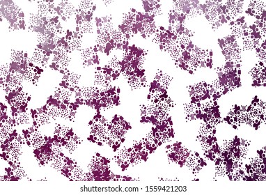 Light Pink vector template with chaotic shapes. Colorful chaotic forms with gradient in modern style. Simple design for your web site.