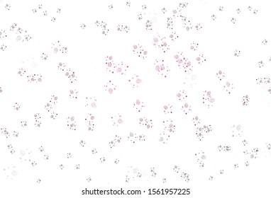Light Pink vector template with chaotic shapes. Simple colorful illustration with abstract gradient shapes. Simple design for your web site.