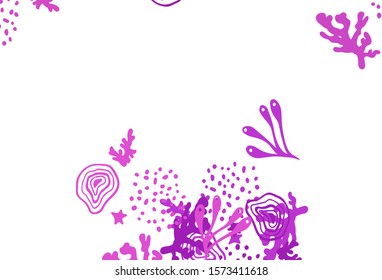 Light Pink vector template with chaotic shapes. Modern abstract illustration with colorful random forms. Best smart design for your business.