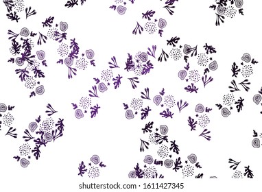 Light Pink vector template with chaotic shapes. Colorful chaotic forms with gradient in modern style. Elegant design for wallpapers.