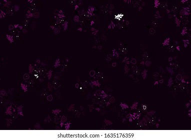 Light Pink vector template with chaotic shapes. Colorful chaotic forms with gradient in modern style. Modern design for your business card.