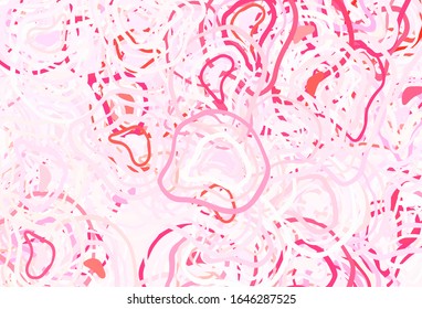 Light Pink vector template with chaotic shapes. Simple colorful illustration with abstract gradient shapes. Background for a cell phone.
