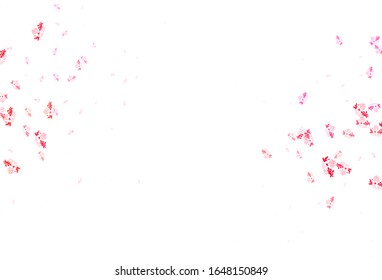 Light Pink vector template with chaotic shapes. Illustration with colorful gradient shapes in abstract style. Simple design for your web site.
