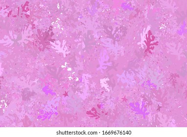 Light Pink vector template with chaotic shapes. Simple colorful illustration with abstract gradient shapes. Modern design for your business card.