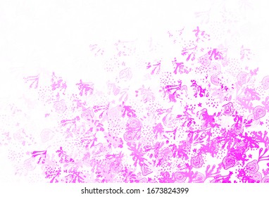 Light Pink vector template with chaotic shapes. Simple colorful illustration with abstract gradient shapes. Background for a cell phone.