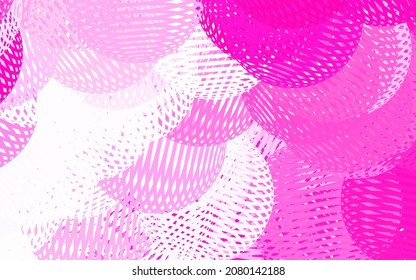 Light Pink vector template with chaotic shapes. Colorful chaotic forms with gradient in modern style. Elegant design for wallpapers.