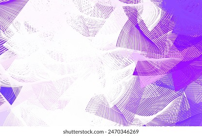 Light Pink vector template with chaotic shapes. Modern abstract illustration with colorful random forms. Elegant design for wallpapers.