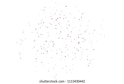 Light Pink vector  template with circles. Abstract illustration with colored bubbles in nature style. The pattern can be used for ads, leaflets of liquid.