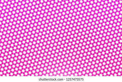 Light Pink vector template with circles. Blurred decorative design in abstract style with bubbles. Pattern for ads, leaflets.