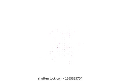 Light Pink vector template with circles. Blurred bubbles on abstract background with colorful gradient. Template for your brand book.