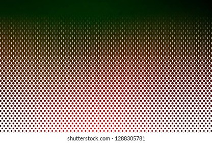 Light Pink vector template with circles. Abstract illustration with colored bubbles in nature style. Pattern for ads, leaflets.