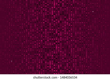 Light Pink vector template with circles. Abstract illustration with colored bubbles in nature style. Pattern for textures of wallpapers.