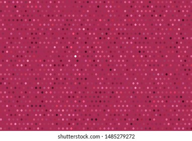 Light Pink vector template with circles. Modern abstract illustration with colorful water drops. Design for poster, banner of websites.