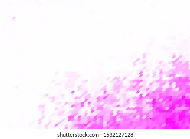 Light Pink vector template with circles. Abstract illustration with colored bubbles in nature style. Design for poster, banner of websites.