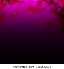 Light Pink vector template with circles. Illustration with set of shining colorful abstract spheres. Design for your commercials.