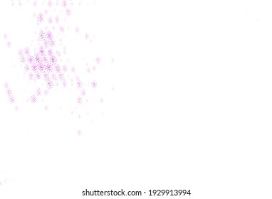 Light Pink vector template with circles. Beautiful colored illustration with blurred circles in nature style. Design for poster, banner of websites.