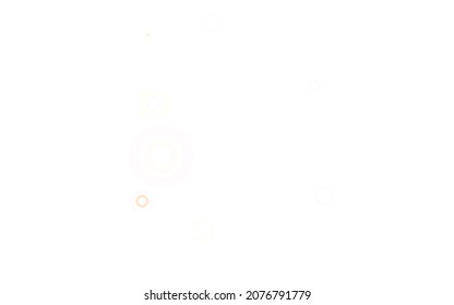 Light Pink vector template with circles. Glitter abstract illustration with blurred drops of rain. Pattern for textures of wallpapers.