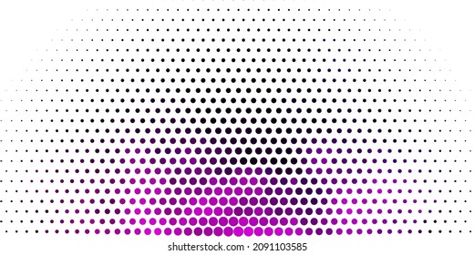 Light Pink vector template with circles. Illustration with set of shining colorful abstract spheres. Pattern for wallpapers, curtains.