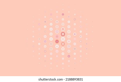 Light Pink vector template with circles. Beautiful colored illustration with blurred circles in nature style. Design for your business advert.
