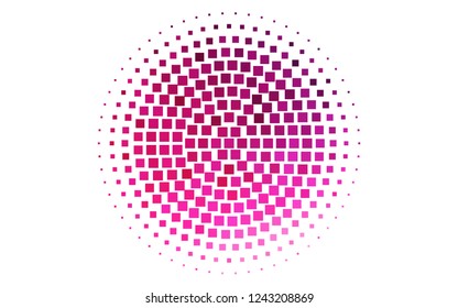 Light Pink vector template with crystals, rectangles. Glitter abstract illustration with rectangular shapes. Pattern can be used for websites.