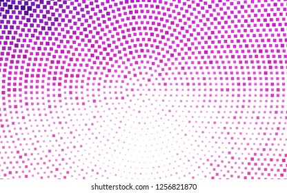 Light Pink vector template with crystals, rectangles. Decorative design in abstract style with rectangles. Pattern for commercials.