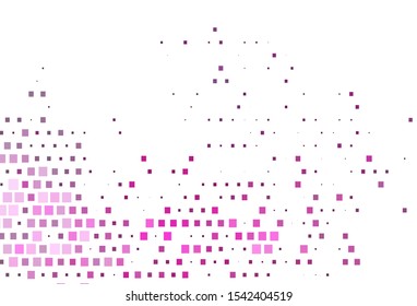 Light Pink vector template with crystals, rectangles. Modern abstract illustration with colorful rectangles. Modern template for your landing page.