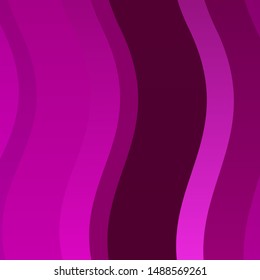 Light Pink vector template with curved lines. Abstract gradient illustration with wry lines. Smart design for your promotions.