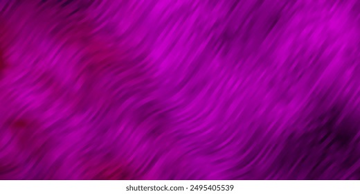 Light Pink vector template with curves. Colorful illustration, which consists of curves. Pattern for ads, commercials.