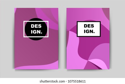 Light Pink vector template for landing pages. Booklet with textbox on colorful abstract background. Pattern for ads, leaflets, labels of your business.