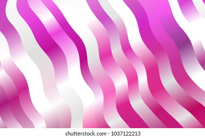 Light Pink vector template with lava shapes. Geometric illustration in marble style with gradient.  The best blurred design for your business.