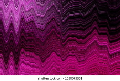 Light Pink vector template with lava shapes. A vague circumflex abstract illustration with gradient. A completely new template for your business design.