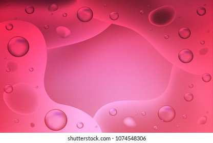 Light Pink vector template with lava shapes. Colorful illustration in abstract memphis style with gradient. Memphis design for your web site.