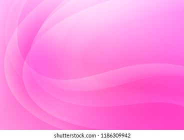 Light Pink vector template with lava shapes. A vague circumflex abstract illustration with gradient. A new texture for your  ad, booklets, leaflets.