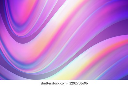 Light Pink vector template with lava shapes. A vague circumflex abstract illustration with gradient. A completely new memphis design for your business.